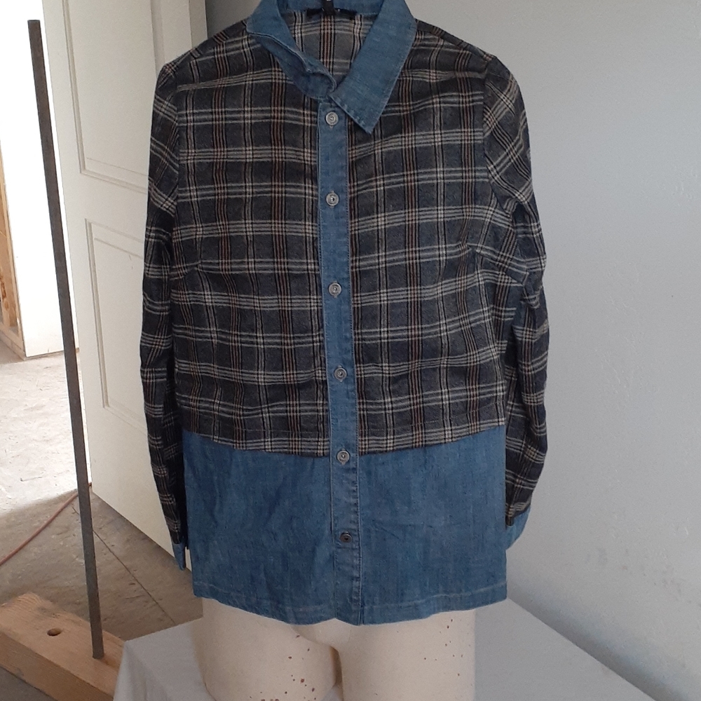 Yest winter button up top